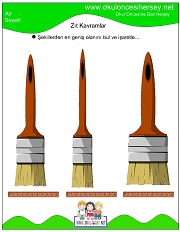 Geniş Dar Kavramı Çalışma Sayfalarıme çalışmaları